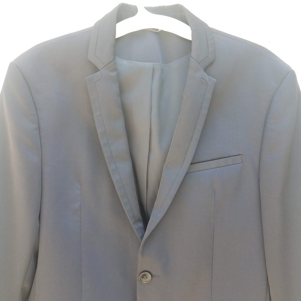 Zara Mens Navy Blue Suit Jacket - Picture 14 of 16